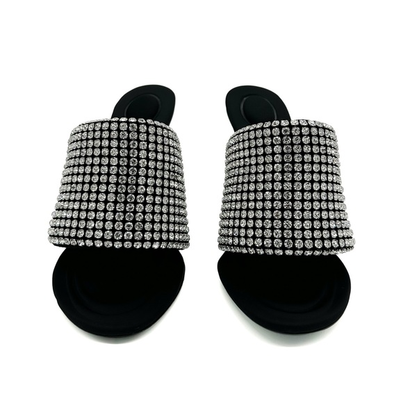 ALEXANDER WANG sienna crystal slide sandals - Picture 5 of 8